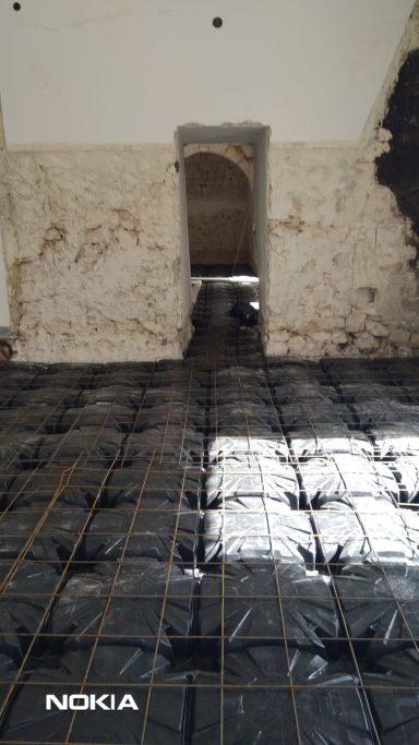 The underfloor Heating